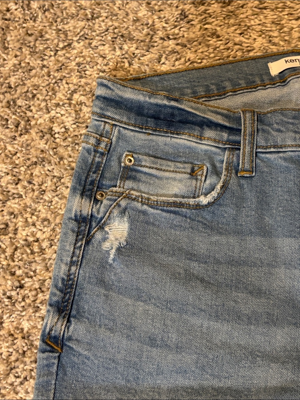 NWT Kensie Jeans Bermuda Denim Shorts 29 - Picture 2 of 10